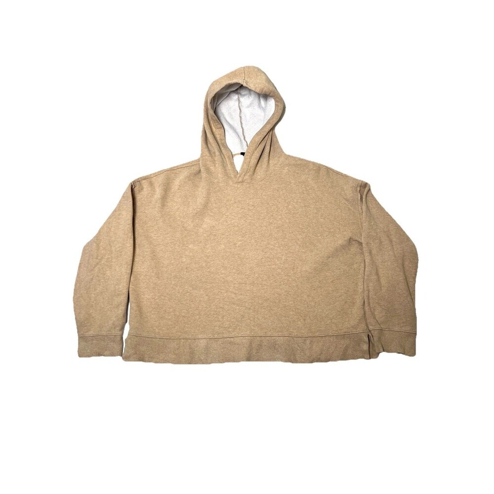 Rails Nico Heathered Camel Cropped Lined Hoodie P… - image 4